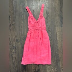 Banana Republic Peachy Pink Sleeveless Midi Dress